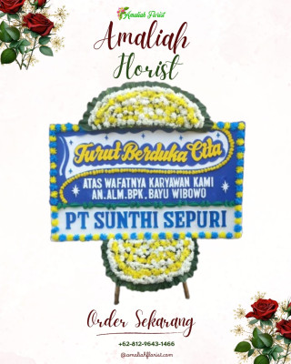 Papan Bunga Duka di Cimarga